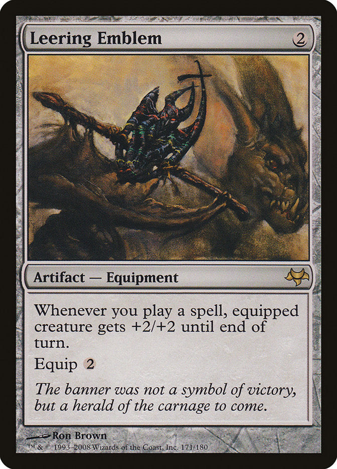 Leering Emblem [Eventide] | Card Merchant Takapuna