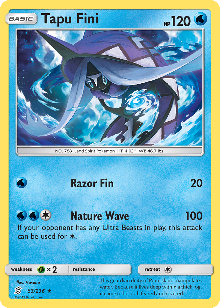 Tapu Fini (53/236) [Sun & Moon: Unified Minds] | Card Merchant Takapuna