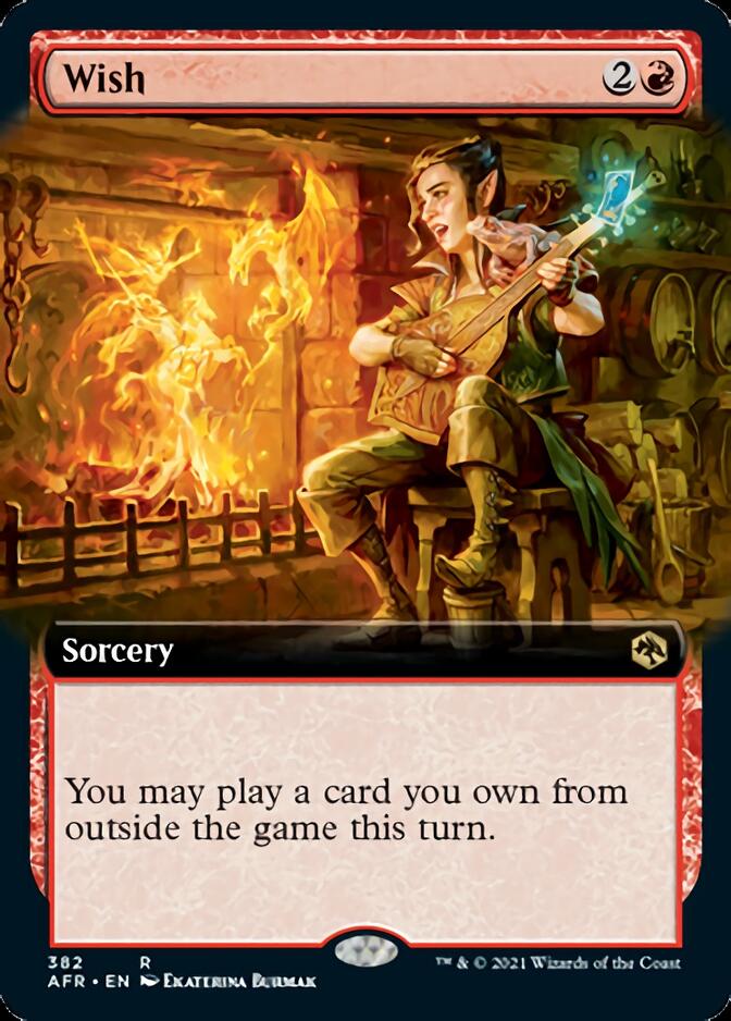 Wish (Extended Art) [Dungeons & Dragons: Adventures in the Forgotten Realms] | Card Merchant Takapuna