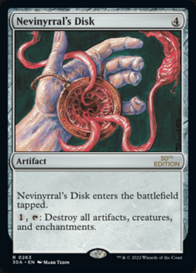 Nevinyrral's Disk [30th Anniversary Edition] | Card Merchant Takapuna