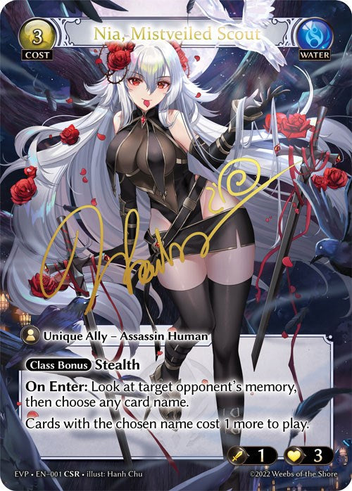 Nia, Mistveiled Scout (1) [Dawn of Ashes: Event Pack] | Card Merchant Takapuna