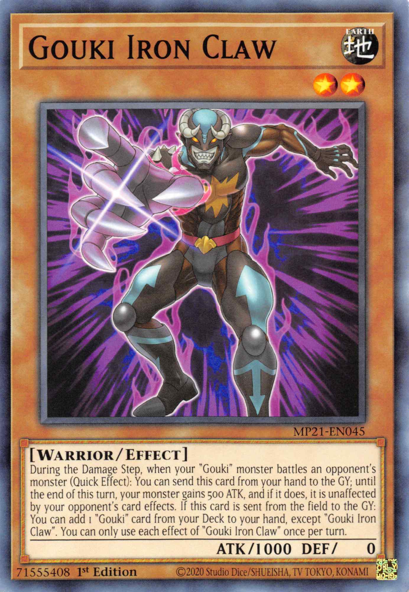 Gouki Iron Claw [MP21-EN045] Common | Card Merchant Takapuna