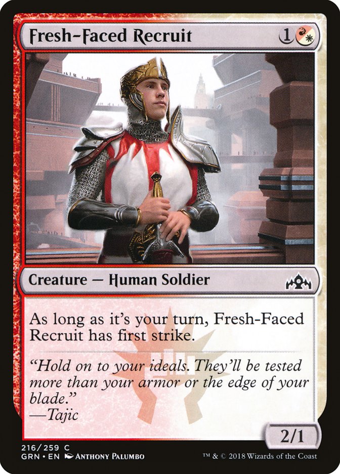 Fresh-Faced Recruit [Guilds of Ravnica] | Card Merchant Takapuna