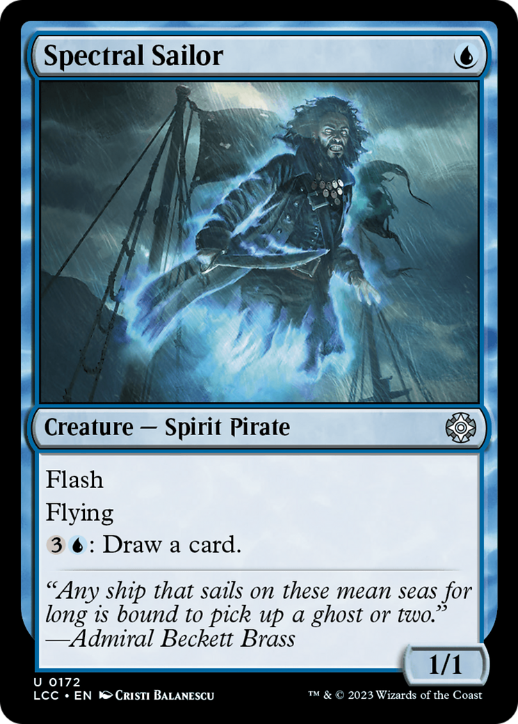 Spectral Sailor [The Lost Caverns of Ixalan Commander] | Card Merchant Takapuna
