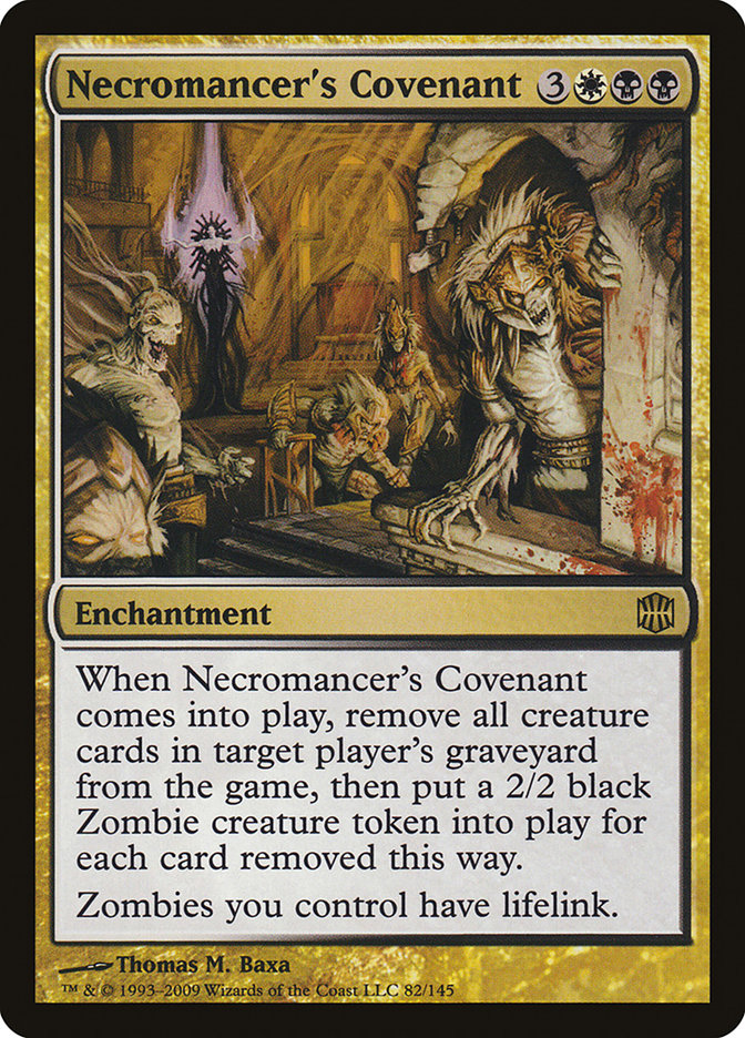 Necromancer's Covenant [Alara Reborn] | Card Merchant Takapuna