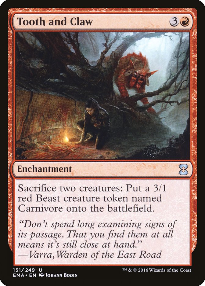 Tooth and Claw [Eternal Masters] | Card Merchant Takapuna