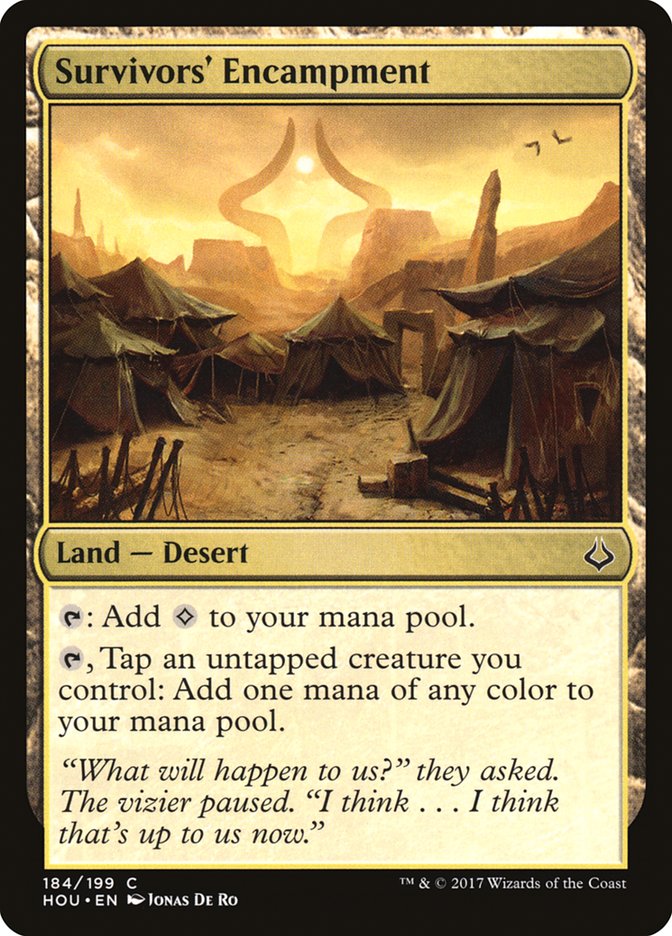 Survivors' Encampment [Hour of Devastation] | Card Merchant Takapuna