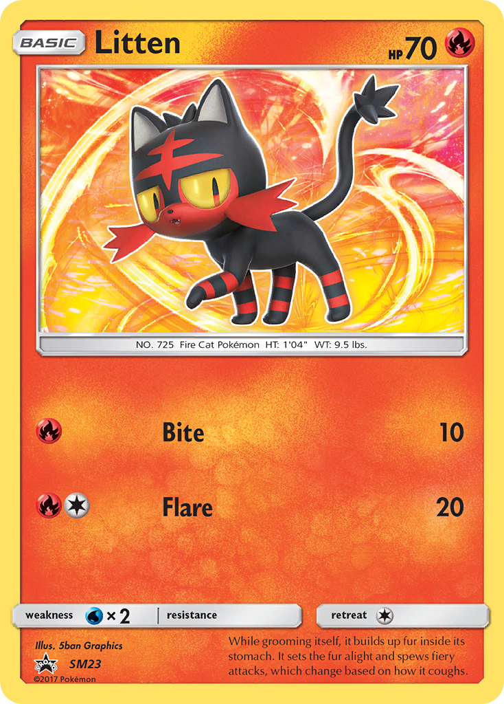 Litten (SM23) [Sun & Moon: Black Star Promos] | Card Merchant Takapuna