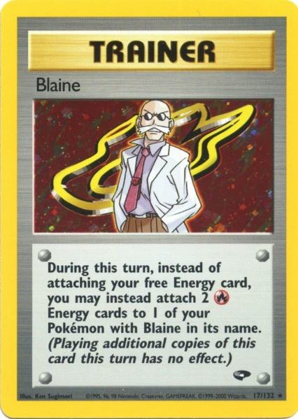 Blaine (17/132) [Gym Challenge Unlimited] | Card Merchant Takapuna