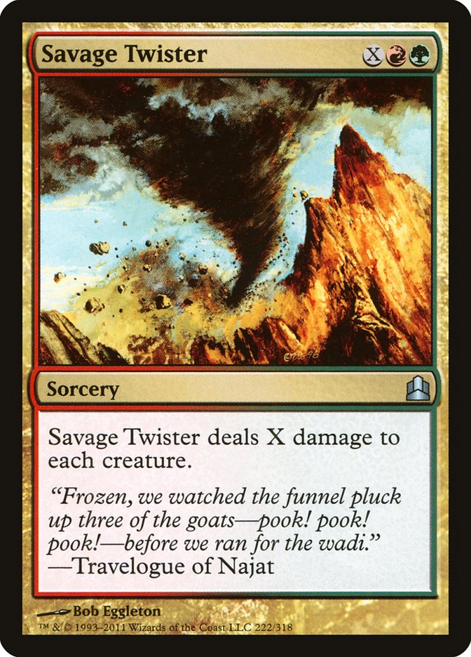 Savage Twister [Commander 2011] | Card Merchant Takapuna