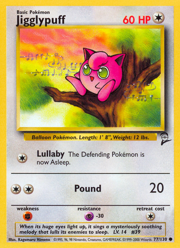 Jigglypuff (77/130) [Base Set 2] | Card Merchant Takapuna
