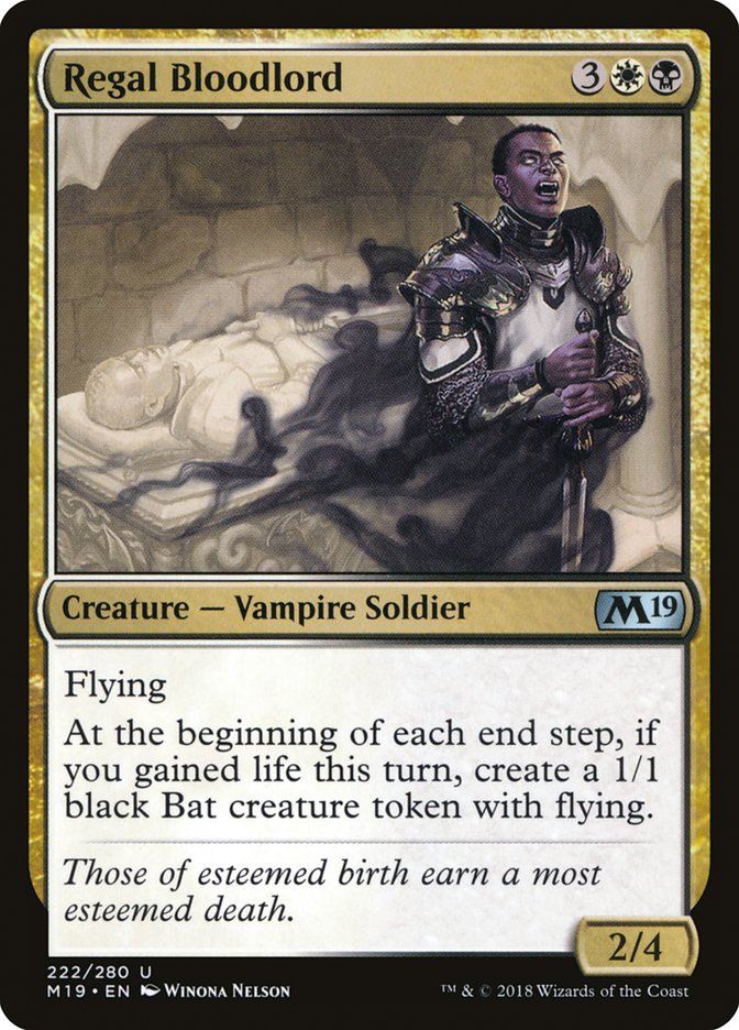 Regal Bloodlord [Core Set 2019] | Card Merchant Takapuna