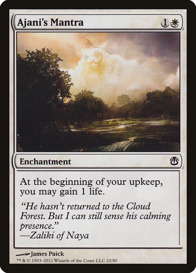 Ajani's Mantra [Duel Decks: Ajani vs. Nicol Bolas] | Card Merchant Takapuna