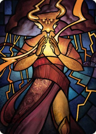 Najal, the Storm Runner Art Card [Dominaria United Art Series] | Card Merchant Takapuna