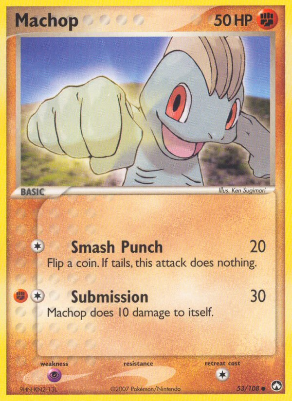Machop (53/108) [EX: Power Keepers] | Card Merchant Takapuna