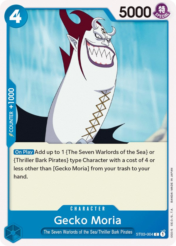 Gecko Moria [Starter Deck: The Seven Warlords of The Sea] | Card Merchant Takapuna