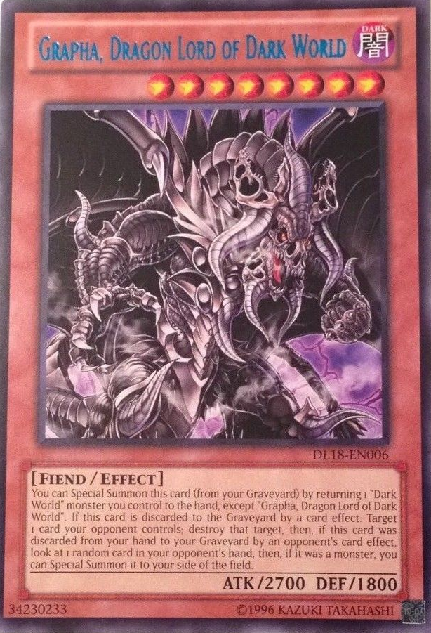 Grapha, Dragon Lord of Dark World (Blue) [DL18-EN006] Rare | Card Merchant Takapuna