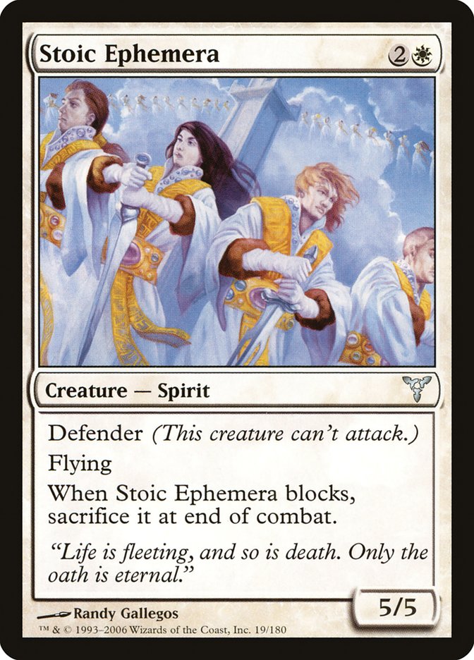 Stoic Ephemera [Dissension] | Card Merchant Takapuna