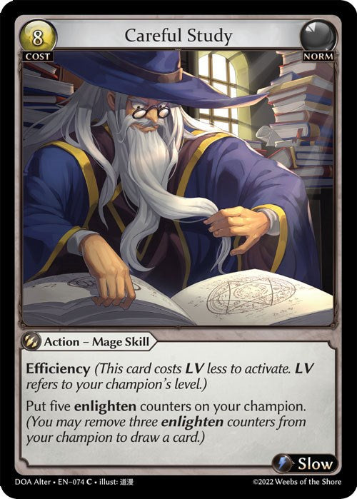 Careful Study (074) [Dawn of Ashes: Alter Edition] | Card Merchant Takapuna