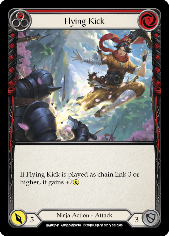 Flying Kick [IRA007-P] (Ira Welcome Deck)  1st Edition Normal | Card Merchant Takapuna