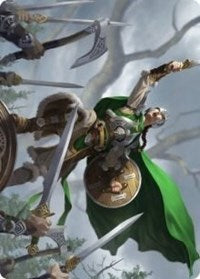 Maja, Bretagard Protector Art Card [Kaldheim Art Series] | Card Merchant Takapuna