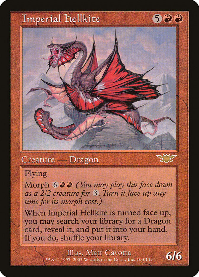 Imperial Hellkite [Legions] | Card Merchant Takapuna