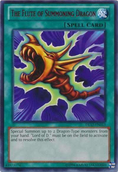 The Flute of Summoning Dragon (Green) [DL17-EN013] Rare | Card Merchant Takapuna