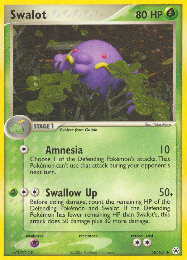 Swalot (50/101) [EX: Hidden Legends] | Card Merchant Takapuna