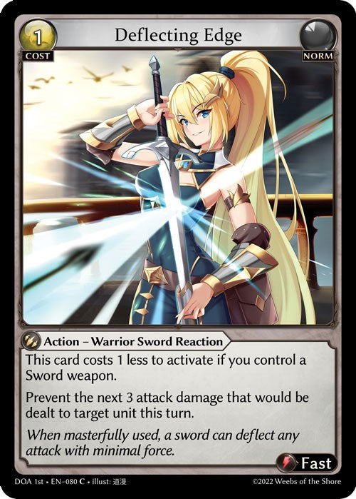 Deflecting Edge (080) [Dawn of Ashes: 1st Edition] | Card Merchant Takapuna