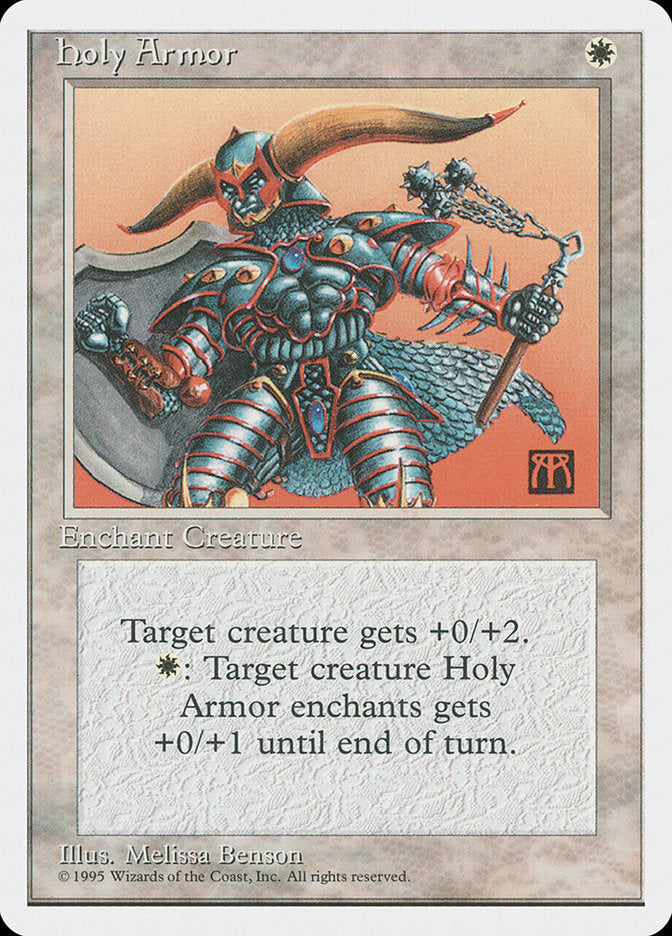 Holy Armor [Fourth Edition] | Card Merchant Takapuna