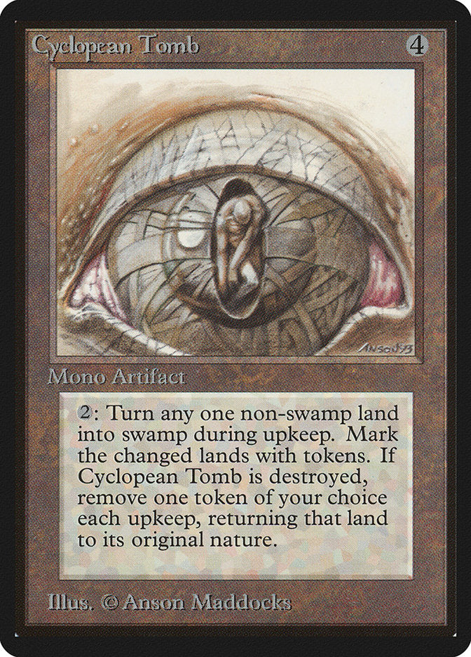 Cyclopean Tomb [Beta Edition] | Card Merchant Takapuna