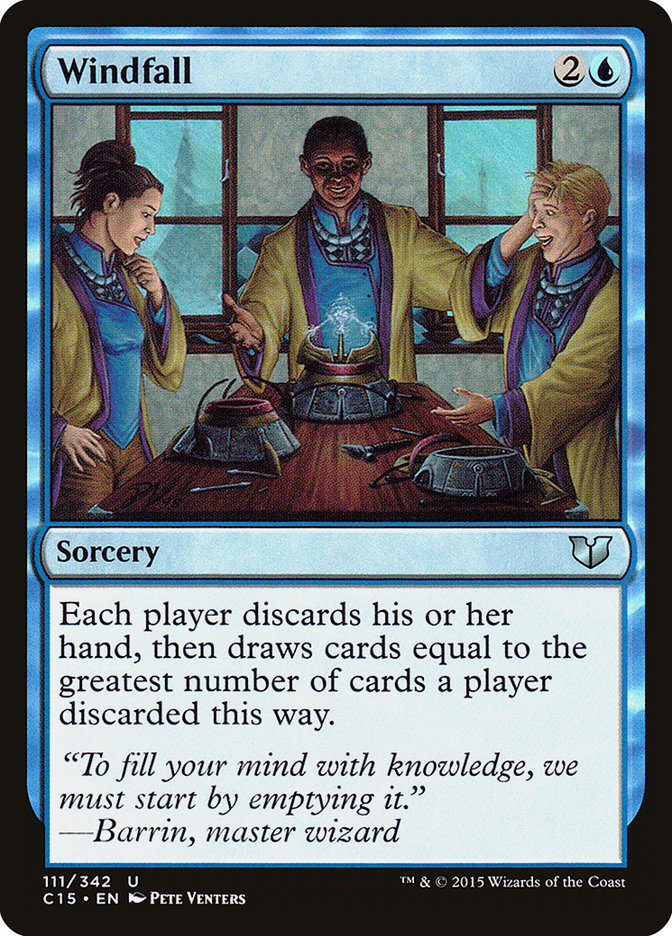 Windfall [Commander 2015] | Card Merchant Takapuna