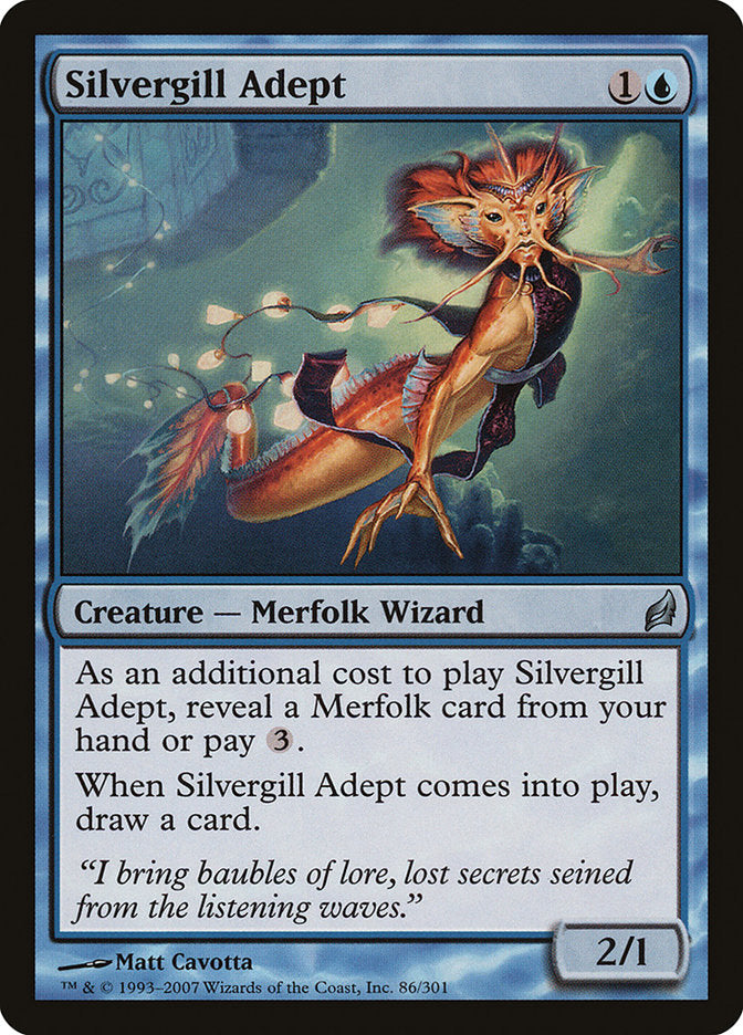 Silvergill Adept [Lorwyn] | Card Merchant Takapuna