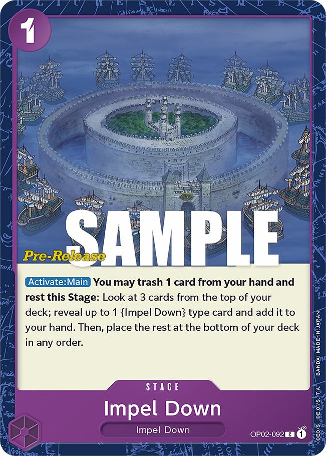 Impel Down [Paramount War Pre-Release Cards] | Card Merchant Takapuna