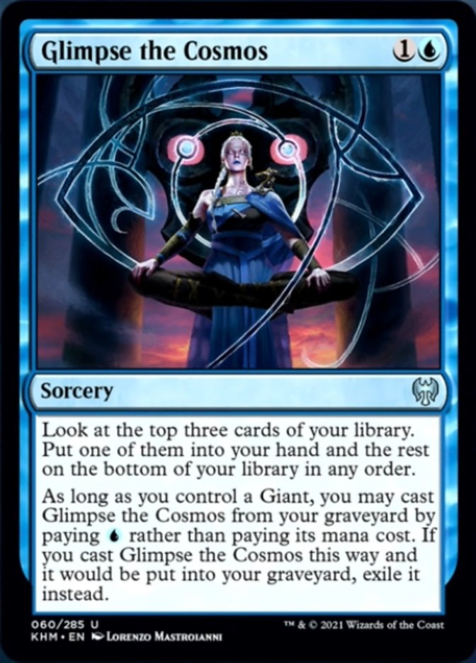 Glimpse the Cosmos [Kaldheim] | Card Merchant Takapuna