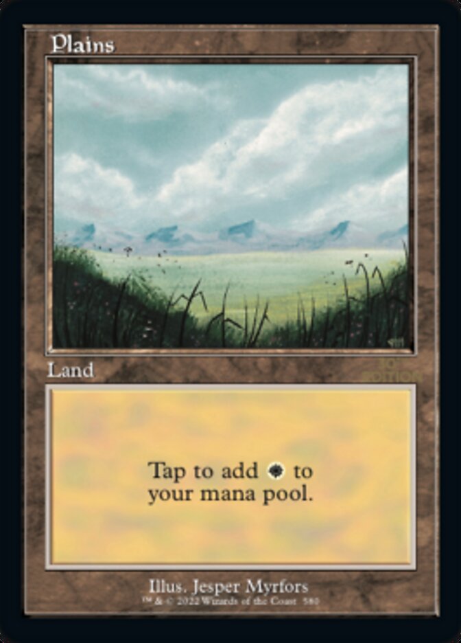 Plains (Retro) (580) [30th Anniversary Edition] | Card Merchant Takapuna