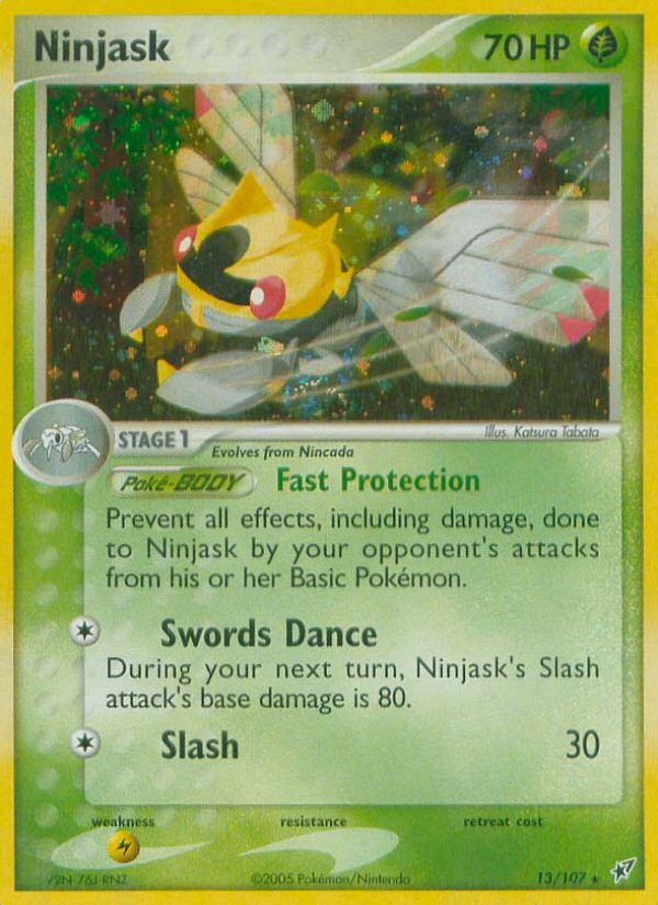 Ninjask (13/107) [EX: Deoxys] | Card Merchant Takapuna