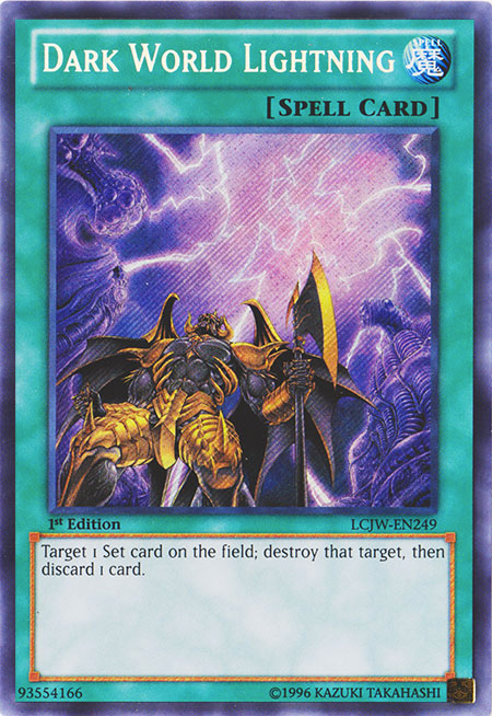 Dark World Lightning [LCJW-EN249] Secret Rare | Card Merchant Takapuna