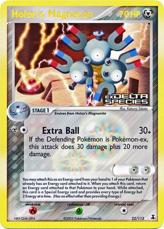 Holon's Magneton (22/113) (Stamped) [EX: Delta Species] | Card Merchant Takapuna