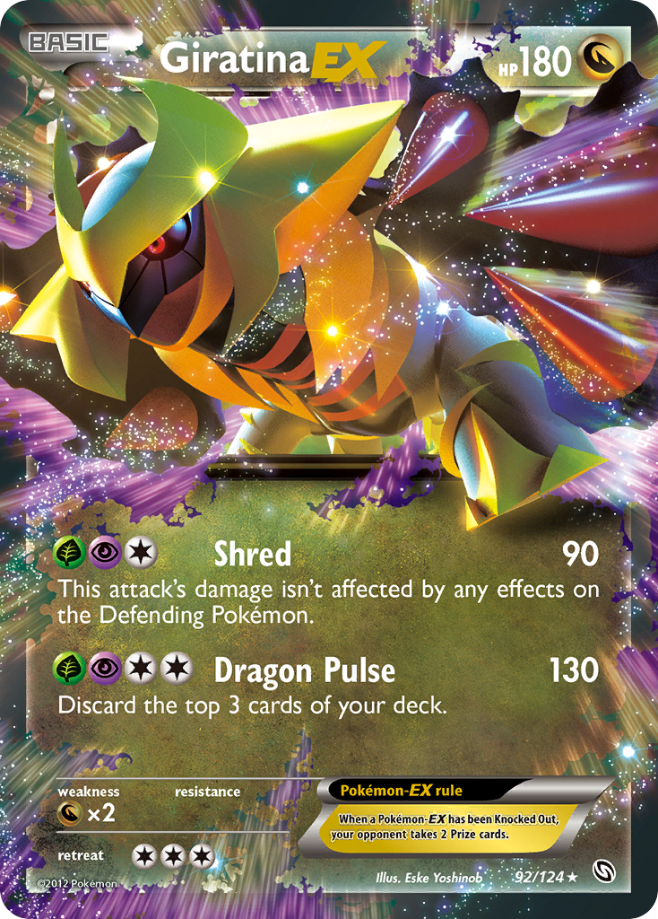Giratina EX (92/124) [Black & White: Dragons Exalted] | Card Merchant Takapuna
