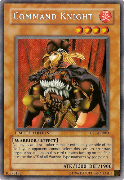 Command Knight [CT1-EN003] Secret Rare | Card Merchant Takapuna