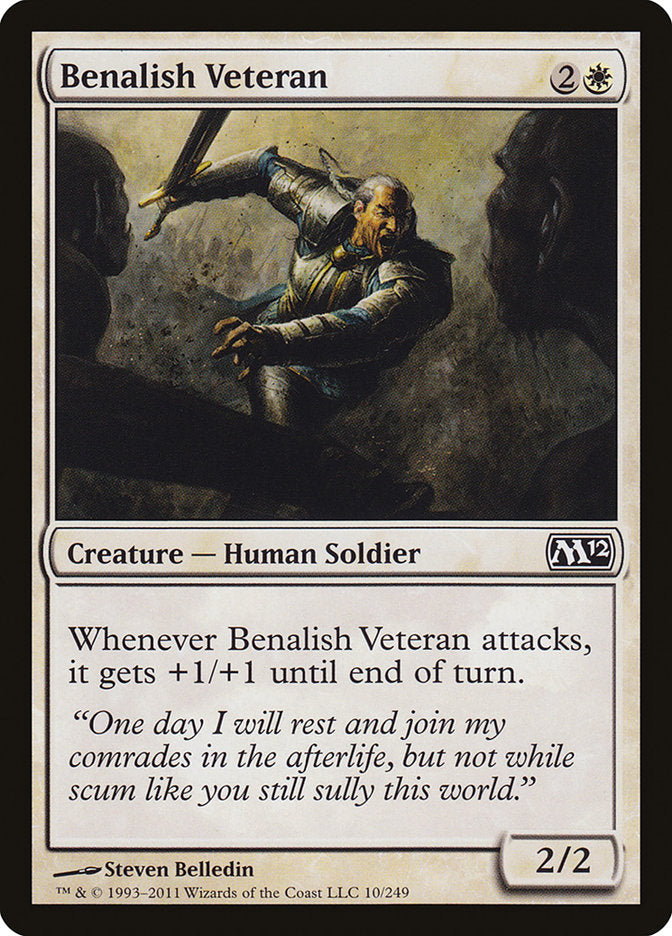 Benalish Veteran [Magic 2012] | Card Merchant Takapuna