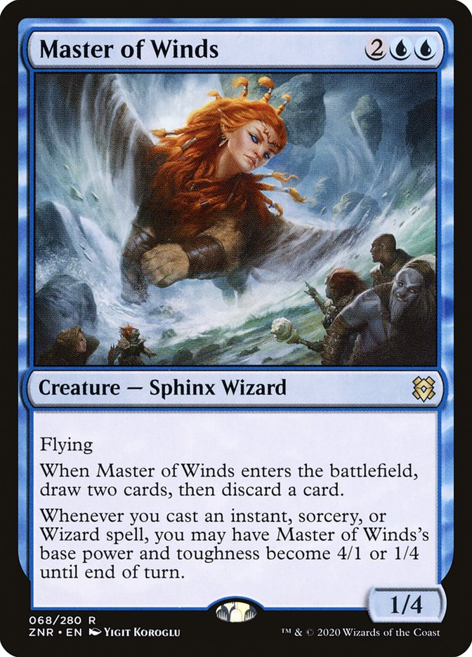 Master of Winds [Zendikar Rising] | Card Merchant Takapuna