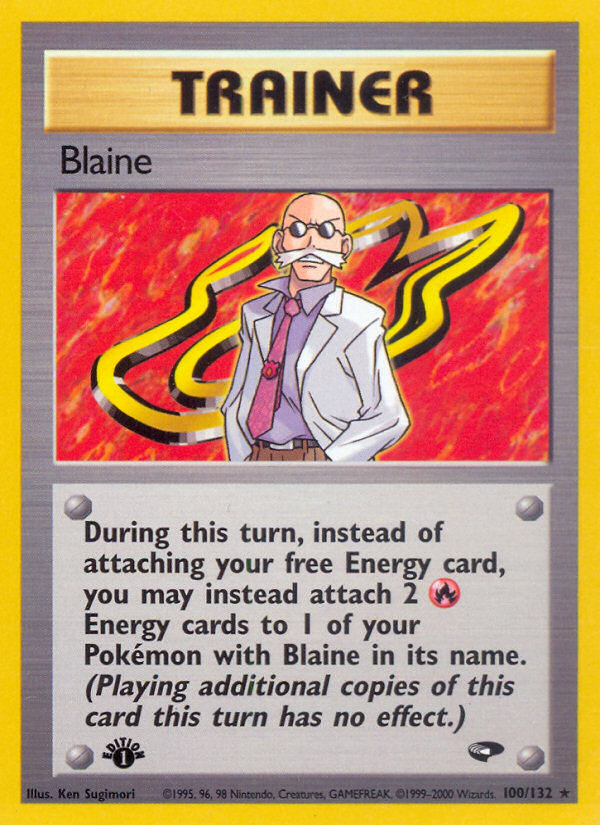 Blaine (100/132) [Gym Challenge 1st Edition] | Card Merchant Takapuna
