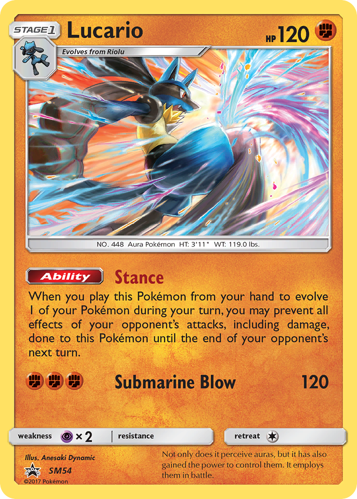 Lucario (SM54) [Sun & Moon: Black Star Promos] | Card Merchant Takapuna