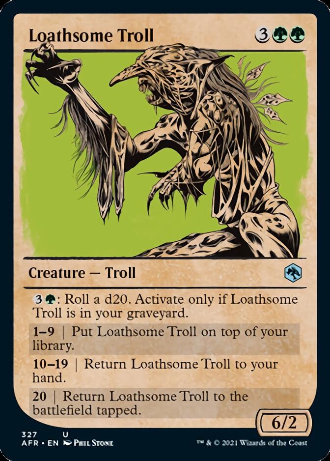 Loathsome Troll (Showcase) [Dungeons & Dragons: Adventures in the Forgotten Realms] | Card Merchant Takapuna