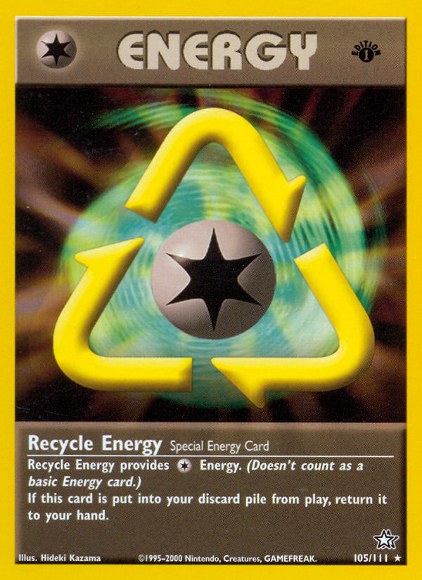 Recycle Energy (105/111) [Neo Genesis 1st Edition] | Card Merchant Takapuna