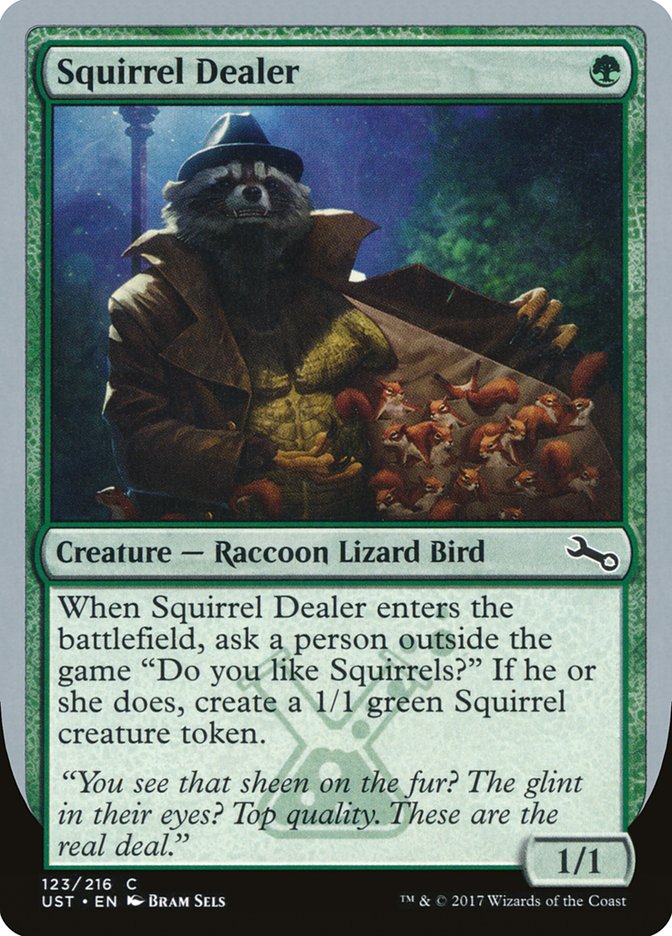Squirrel Dealer [Unstable] | Card Merchant Takapuna