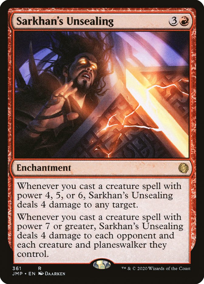 Sarkhan's Unsealing [Jumpstart] | Card Merchant Takapuna