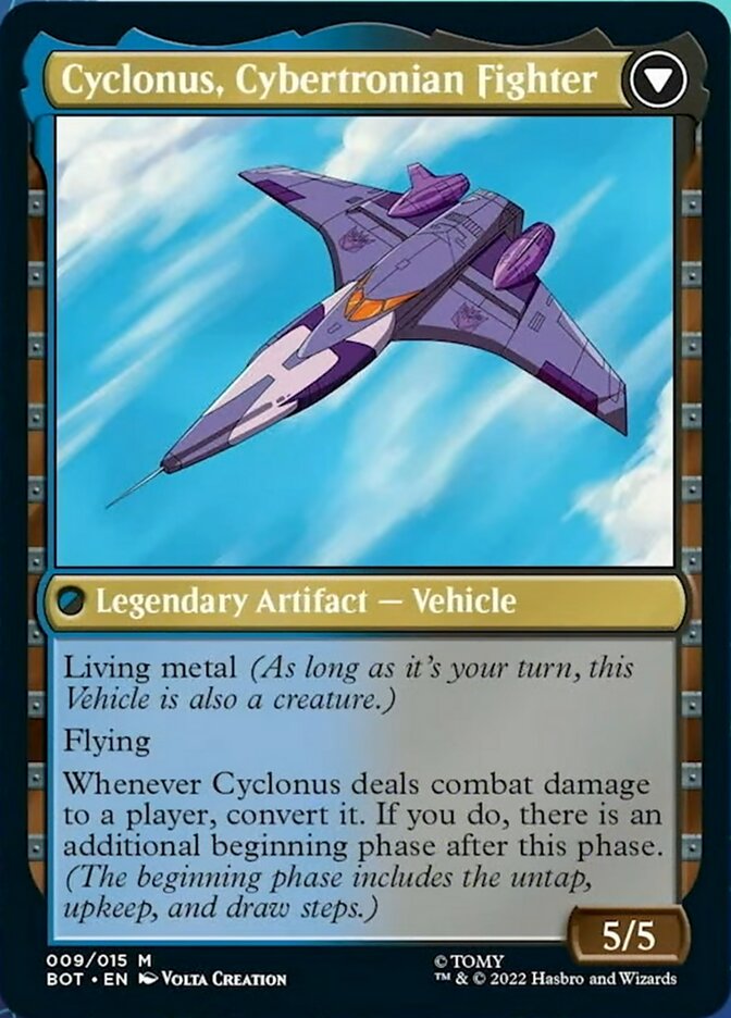 Cyclonus, the Saboteur // Cyclonus, Cybertronian Fighter [Transformers] | Card Merchant Takapuna